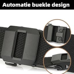 Thumbnail Thắt lưng Exteriorm-U, Thắt lưng Nylon, Thắt lưng chiến thuật dệt cho nam, có khóa trượt tự động, có thể điều chỉnh 2