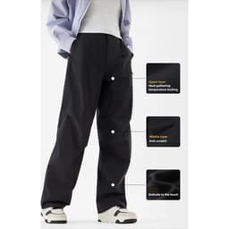 Thumbnail CAMEL CROWN Ngoài Trời Tấn Công Quần Nam Nữ Chống Thấm Nước Chống Gió Plus Nhung Ấm Quần Đi Bộ Đường Dài 4