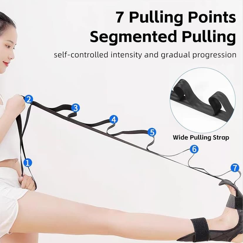 Ảnh Dây đeo kéo dài Izzila có vòng và bàn chân có thể tháo rời, Cáng Izzila Fascia đã qua sử dụng, Dây đeo chân Izzila, Dây co giãn Izzila cho cáng tập Yoga chân & bắp chân, Huấn luyện linh hoạt 2