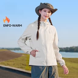 Thumbnail Áo khoác thể thao CAMEL CROWN Áo khoác có mũ trùm đầu chống nước cho nam và nữ Áo khoác chống gió ngoài trời 2