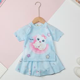 Thumbnail Bộ bơi Bé gái chống nắng, nhanh khô LITIBABY kèm chân váy size 3 đến 10 tuổi 3