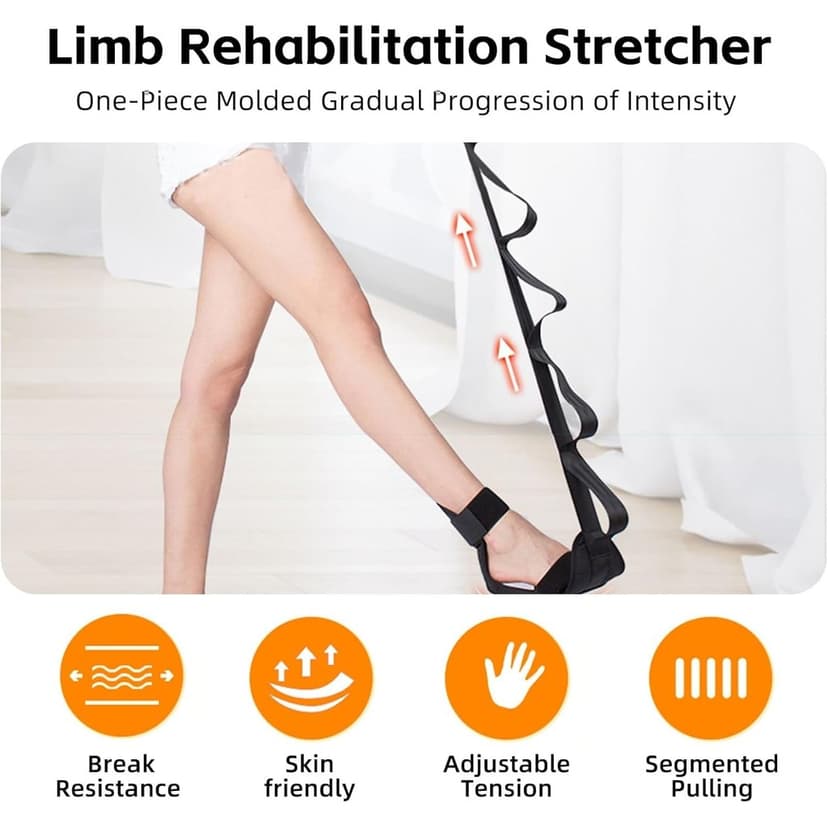Ảnh Dây đeo kéo dài Izzila có vòng và bàn chân có thể tháo rời, Cáng Izzila Fascia đã qua sử dụng, Dây đeo chân Izzila, Dây co giãn Izzila cho cáng tập Yoga chân & bắp chân, Huấn luyện linh hoạt 3