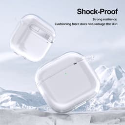 Thumbnail Vỏ bảo vệ trong suốt Fonken có vỏ bảo vệ TPU Carabiner cho Airpods 4 (2024) 3