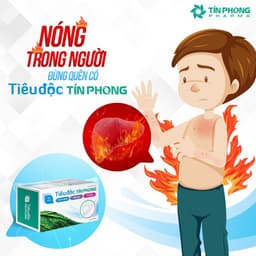 Thumbnail TPBVSK Tiêu Độc Tín Phong Giúp Hỗ Trợ Thanh Nhiệt, Mát Gan An Toàn Tiện Lợi Hộp 18 Ống 1