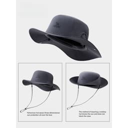 Thumbnail CAMEL CROWN Sợi Nguyên Bản Leo Núi Mũ Che Nắng Chống Tia Cực tím Upf50 + Mũ Cao Bồi Phương Tây 3