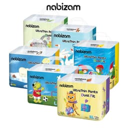 Thumbnail Combo 4 Bịch Tã/Bỉm Quần NABIZAM ULTRA THIN 4 Mùa Mỏng Mềm Hơn, Thấm Hút Nhanh Hơn Size Cho Bé 6-24kg 1