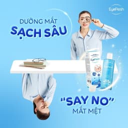 Thumbnail Nước Rửa Mắt EYEFRESH Kèm Cốc Rửa Vệ Sinh Mắt, Sạch Cặn Trang Điểm và Dưỡng Ẩm Cho Mắt Link live 2
