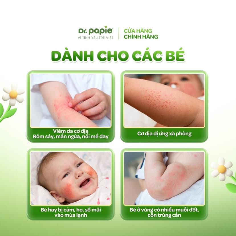 Ảnh Combo 2 Nước Tắm Thảo Dược Dr Papie Giúp Giảm Mẩn Ngứa Và Rôm Sảy, Hỗ Trợ Làm Sạch, Mát Da Bé - Chai 500ml 4