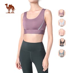 Thumbnail Áo ngực thể thao CAMEL CROWN phong cách năng động dùng tập yoga và chạy bộ dành cho nữ 1