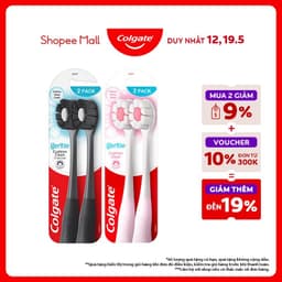 Thumbnail Bộ 2 Bàn chải Colgate Gentle Cushion Clean lông chải siêu dày, kháng khuẩn 1