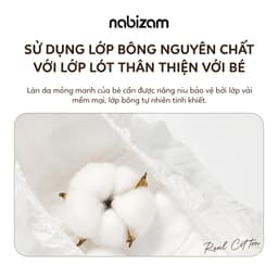 Thumbnail Tã/Bỉm Đêm NABIZAM Signature Nội Địa Hàn, Mềm Mại, Siêu Thấm Hút Size L30/XL26/2XL22/3XL20 Cho Bé 8-25k 3