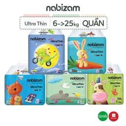 Thumbnail Tã/Bỉm Quần NABIZAM Ultra Thin Nội Địa Hàn, Mềm Mỏng Size M32/L30/XL26/2XL22/3XL20 Cho Bé 6-25kg 2