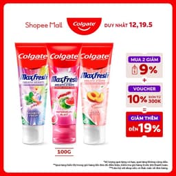 Thumbnail Kem đánh răng Colgate MaxFresh Hương nhiệt đới, tinh thể cầu vồng the mát 100g/ tuýp 1