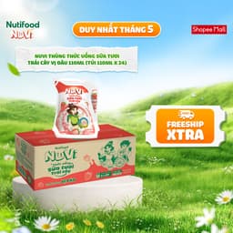 Thumbnail NuVi Thùng Thức Uống Sữa Tươi Trái Cây 110ml (Túi 110ml x 24) 3