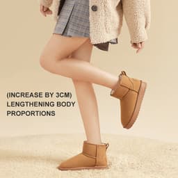 Thumbnail Giày nữ CAMEL CROWN Plus Nhung Giày bốt tuyết ấm áp Giày Cotton dày 1