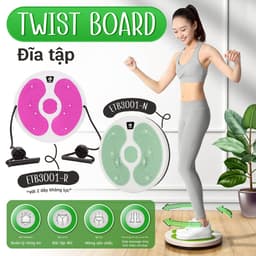 Thumbnail - BG - ETB3001 Đĩa xoay eo, Bàn xoay eo tập gọn bụng, đùi, bàn đạp massage, chất liệu cao cấp 1