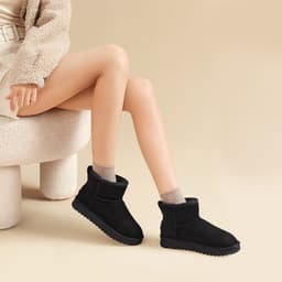 Thumbnail Giày nữ CAMEL CROWN Plus Nhung Giày bốt tuyết ấm áp Giày Cotton dày 3