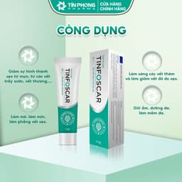 Thumbnail Gel Mờ Sẹo TinfoScar Giúp Giảm Sự Hình Thành Sẹo, Làm Mịn, Cung Cấp Độ Ẩm Và Đều Màu Da Tuýp 10g TMP011 1