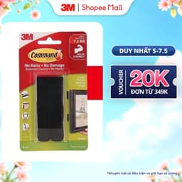 Thumbnail Bộ 8 Miếng dán treo tranh 3M™ Command™, 17206, độ bền cao, bám cực chắc, tải trọng 7kg, Dùng treo tranh 1