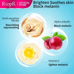 Thumbnail Serum Dưỡng Da Trắng Da RtopR Chiết Xuất Ốc Sên/Vitamin C Chống Nếp Nhăn Săn Chắc Và Trẻ Hóa Làn Da Hiệu Quả Vitamin C Brightening 20ML 4