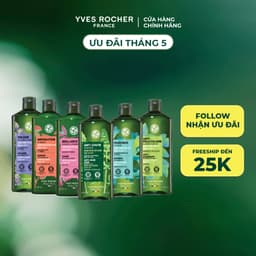 Thumbnail Dầu gội thiên nhiên Không Sulfate Không Silicone Yves Rocher Shampoo 300ml (nhiều phân loại) 1
