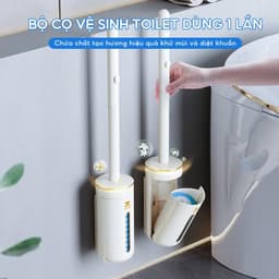 Thumbnail Bộ cọ vệ sinh toilet TD03 dùng 1 lần Zolele  (Kèm Miếng Dán Tường) - Chính  Hãng 3