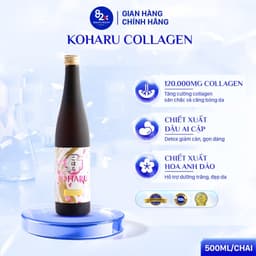 Thumbnail [Date 8/2025] 82X Nước Uống Đẹp Da KOHARU COLLAGEN Chai 500ml Chứa 84000mg Collagen Peptide - Khỏe Tóc & Móng 2