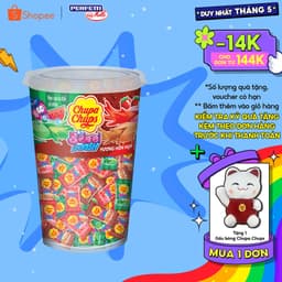 Thumbnail Kẹo cao su gum thổi có nhân Chupa Chups Big Babol Sploosh (Hũ 74 viên) hương dưa hấu, dâu, cola 1