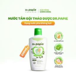 Thumbnail Nước Tắm Thảo Dược Dr.Papie Giúp Giảm Mẩn Ngứa, Rôm Sảy, Hỗ Trợ Làm Sạch, Mát Da Bé Chai 230ml/Chai 500ml 1