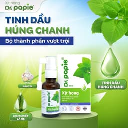 Thumbnail Dầu Húng Chanh Dr.Papie Hỗ Trợ Giảm Ho, Tăng Sức Đề Kháng Đường Hô Hấp 30ml 3