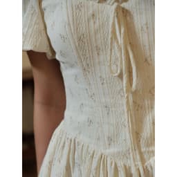 Thumbnail JOVEN Đầm Nữ Lany Cổ Vuông Tay Phồng Nhún Xoè Dáng Corset Tôn Dáng 4