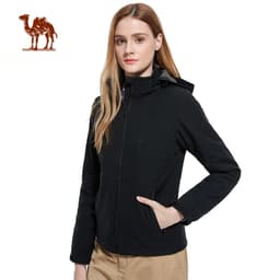 Thumbnail Áo Khoác Gió Có Mũ Trùm Đầu Chất Liệu Mềm Mại Chống Thấm Nước Giữ Ấm Cho 1