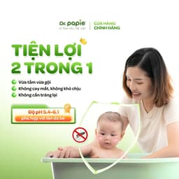 Thumbnail Combo 2 Nước Tắm Thảo Dược Dr Papie Giúp Giảm Mẩn Ngứa Và Rôm Sảy, Hỗ Trợ Làm Sạch, Mát Da Bé - Chai 500ml 2