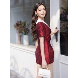 Thumbnail JOVEN Set Nữ Tira gấm hoa nổi 2
