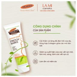Thumbnail COMBO Ngăn ngừa rạn cho mẹ bầu GIỮA và CUÔI thai kỳ Palmer's (Kem rạn 125g và Bơ rạn 125g) 3
