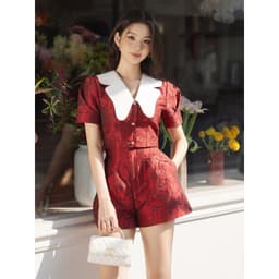 Thumbnail JOVEN Set Nữ Tira gấm hoa nổi 4