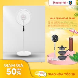 Thumbnail Quạt đứng có điều khiển từ xa Tefal Turbo Silence Plus VH689690 - Gió đối lưu đa chiều 1