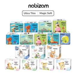 Thumbnail Combo 4 Bịch Tã/Bỉm Cho Bé NABIZAM Êm Mỏng Chống Hăm Đủ Size Cho Bé Từ 3kg Đến 25kg, 20-50 Miếng/Bịch 1