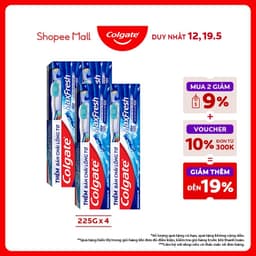 Thumbnail Bộ 4 Kem đánh răng Colgate Maxfresh bạc hà the mát 225g/tuýp tặng bàn chải đánh răng lông mềm 1