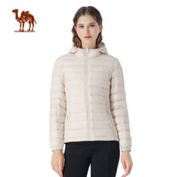 Thumbnail Áo khoác CAMEL CROWN Down Áo khoác nam nữ có mũ trùm đầu chống gió thông thường Áo khoác ấm áp 1
