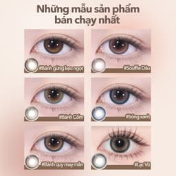 Thumbnail Kính áp tròng dùng một lần moody, 6 tháng, mẫu nâu đen tự nhiên, độ cận 0-7, độ giãn tròng 14.0 - 14. 5mm, giá 1 cặp (02 chiếc) 2
