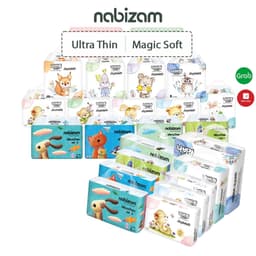 Thumbnail Tã/Bỉm NABIZAM Mềm Mỏng Vượt Trội, Chống Tràn Tối Đa, Đủ Loại Kích Cỡ Cho Bé Từ 3kg Đến 25kg 1