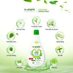 Thumbnail Nước Tắm Thảo Dược Dr Papie Giúp Giảm Mẩn Ngứa Và Rôm Sảy, Hỗ Trợ Làm Sạch, Mát Da Bé - Chai 500ml 3