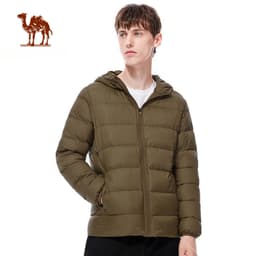 Thumbnail Áo khoác phao CAMEL CROWN cổ đứng siêu nhẹ thời trang cho nam giới 1