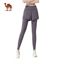 Thumbnail CAMEL CROWN Quần Yoga Nữ Thu Đông Cao Cấp Plus Nhung Giả Hai Mảnh Quần Thể Thao 1