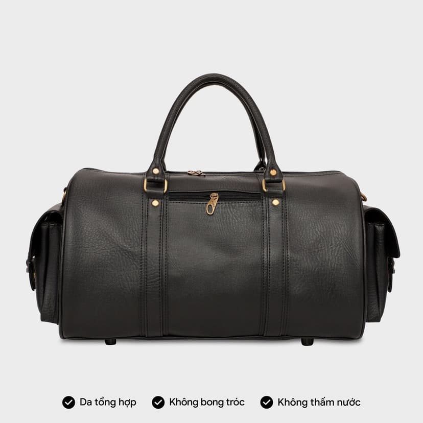 Ảnh Túi du lịch Yuumy (Thời trang nữ tiện lợi cỡ lớn - Túi da Seasand YMTR04) 3