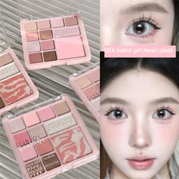 Thumbnail Ershiqi Eyeshadow Palette Matte Pearlescent Matching Comprehensive Palette Low Saturation Long-lasting Eye Makeup Cosmetics *GLASS 1