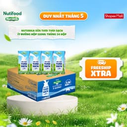 Thumbnail NutiMilk Sữa Tươi Tươi Sạch Hộp 110ml Thùng 24 Hộp (110ml x 24 hộp) 1