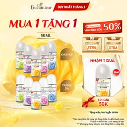 Thumbnail Lăn khử mùi Enchanteur trắng da / hương nước hoa Pháp tinh tế, không để lại vệt ố vàng 50ml 1
