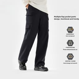 Thumbnail CAMEL CROWN Ngoài Trời Quần Nam Nữ Rời Ống Rộng Plus Nhung Ấm Áp Quần Bảo Hộ Lao Động 2